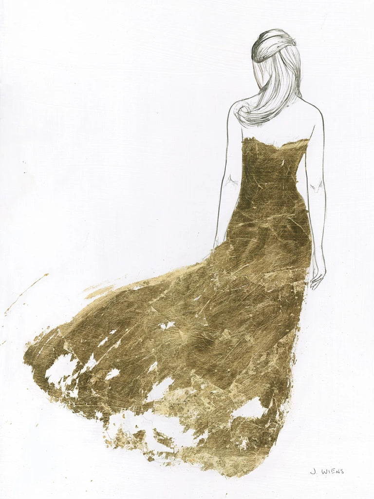 Gold Dress I by James Wiens