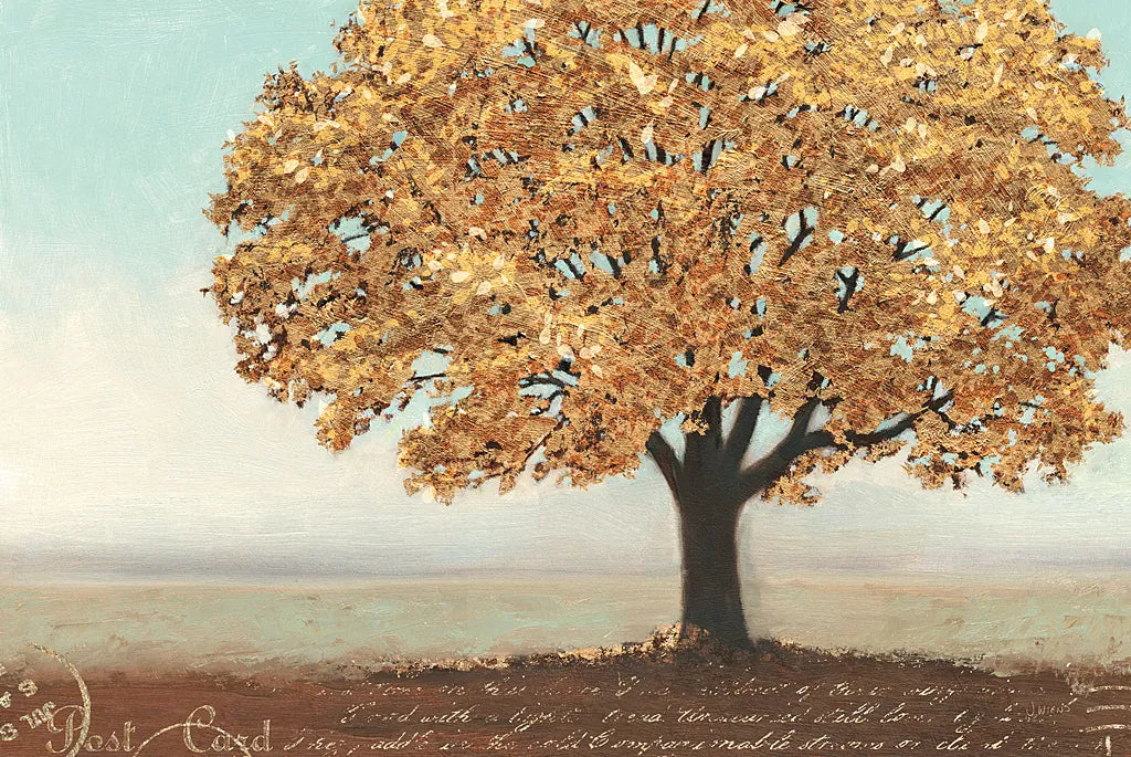 Gold Reflections I Landscape by James Wiens. SKU 20471i. Archival Giclee Fine art print for wall decor.