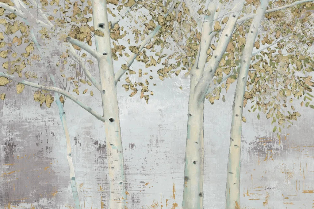 Golden Forest Gray by James Wiens. SKU 83534i. Archival Giclee Fine art print for wall decor.