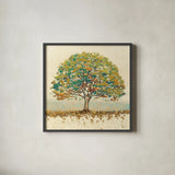 Golden Oak Spice by James Wiens. Shown in a sleek black glass frame for a contemporary gallery look. Available as an archival giclee rolled canvas, fine art paper, or poster print. SKU 27536a.