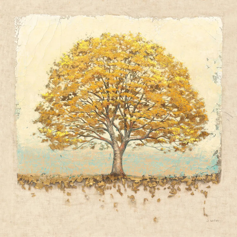 Golden Oak on Canvas by James Wiens. SKU 33246a. Archival Giclee Fine art print for wall decor.