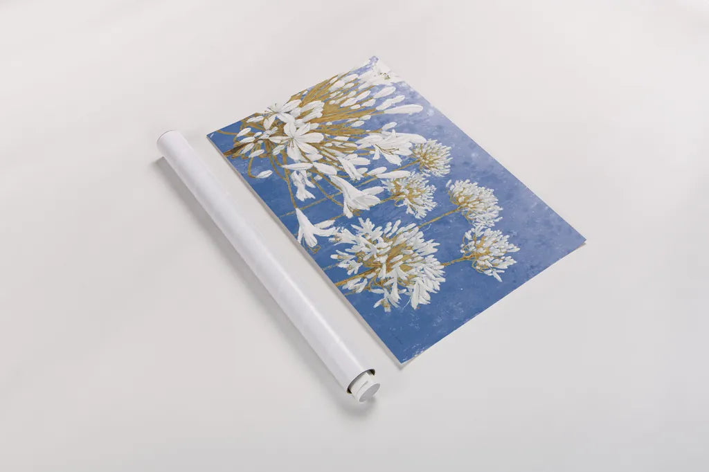 Golden Spring Blue by James Wiens. shown as a rolled paper print. Available as archival giclee rolled canvas, fine art paper, or poster print. SKU 54242i.