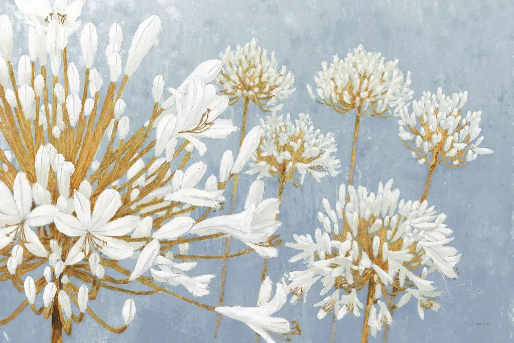Golden Spring Blue Gray by James Wiens. SKU 51562i. Archival Giclee Fine art print for wall decor.