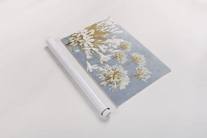 Golden Spring Blue Gray by James Wiens. shown as a rolled paper print. Available as archival giclee rolled canvas, fine art paper, or poster print. SKU 51562i.