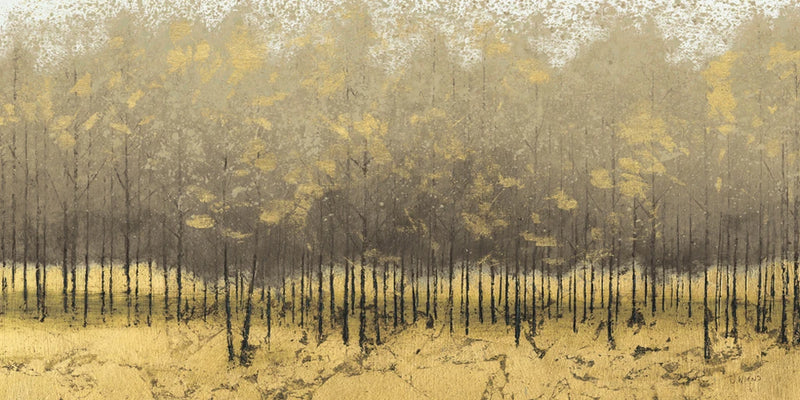 Golden Trees Taupe III by James Wiens