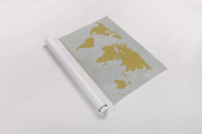 Golden World by James Wiens. shown as a rolled paper print. Available as archival giclee rolled canvas, fine art paper, or poster print. SKU 69550i.