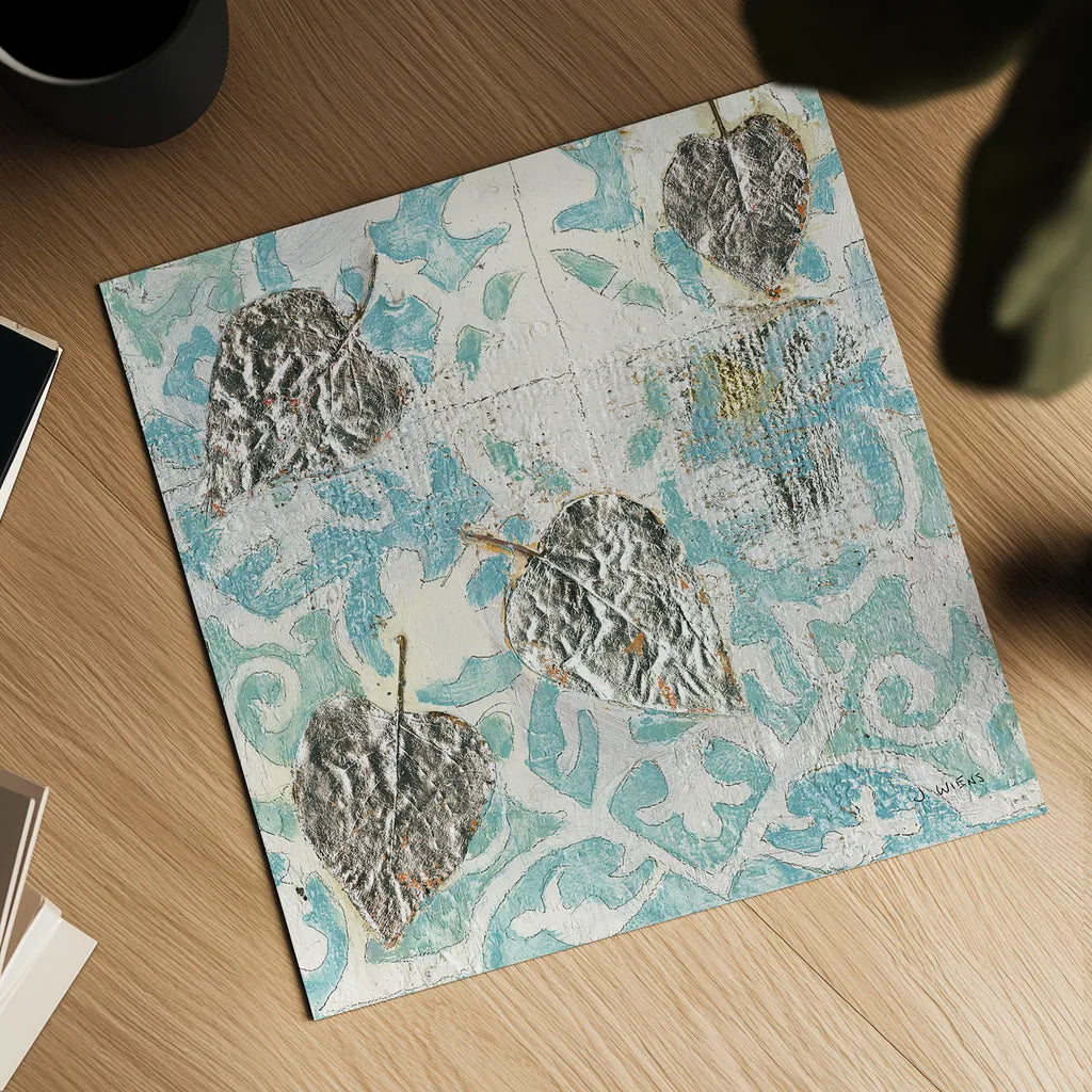 Gracefully Blue I by James Wiens. Shown as a detailed flat fine art print, highlighting archival giclee quality. Available as an archival giclee rolled canvas, fine art paper, or poster print. SKU 38341a.