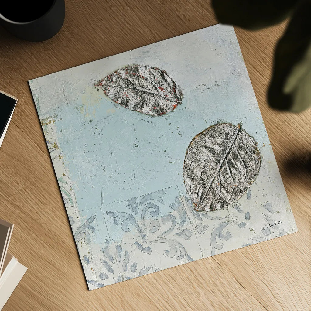 Gracefully Blue II by James Wiens. Shown as a detailed flat fine art print, highlighting archival giclee quality. Available as an archival giclee rolled canvas, fine art paper, or poster print. SKU 38342a.