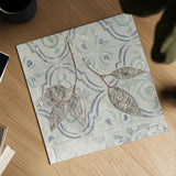 Gracefully Blue III by James Wiens. Shown as a detailed flat fine art print, highlighting archival giclee quality. Available as an archival giclee rolled canvas, fine art paper, or poster print. SKU 38343a.