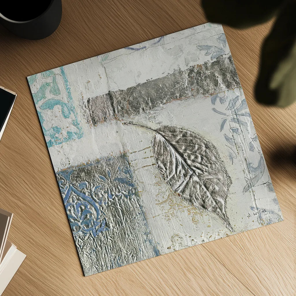 Gracefully Blue IV by James Wiens. Shown as a detailed flat fine art print, highlighting archival giclee quality. Available as an archival giclee rolled canvas, fine art paper, or poster print. SKU 38344a.