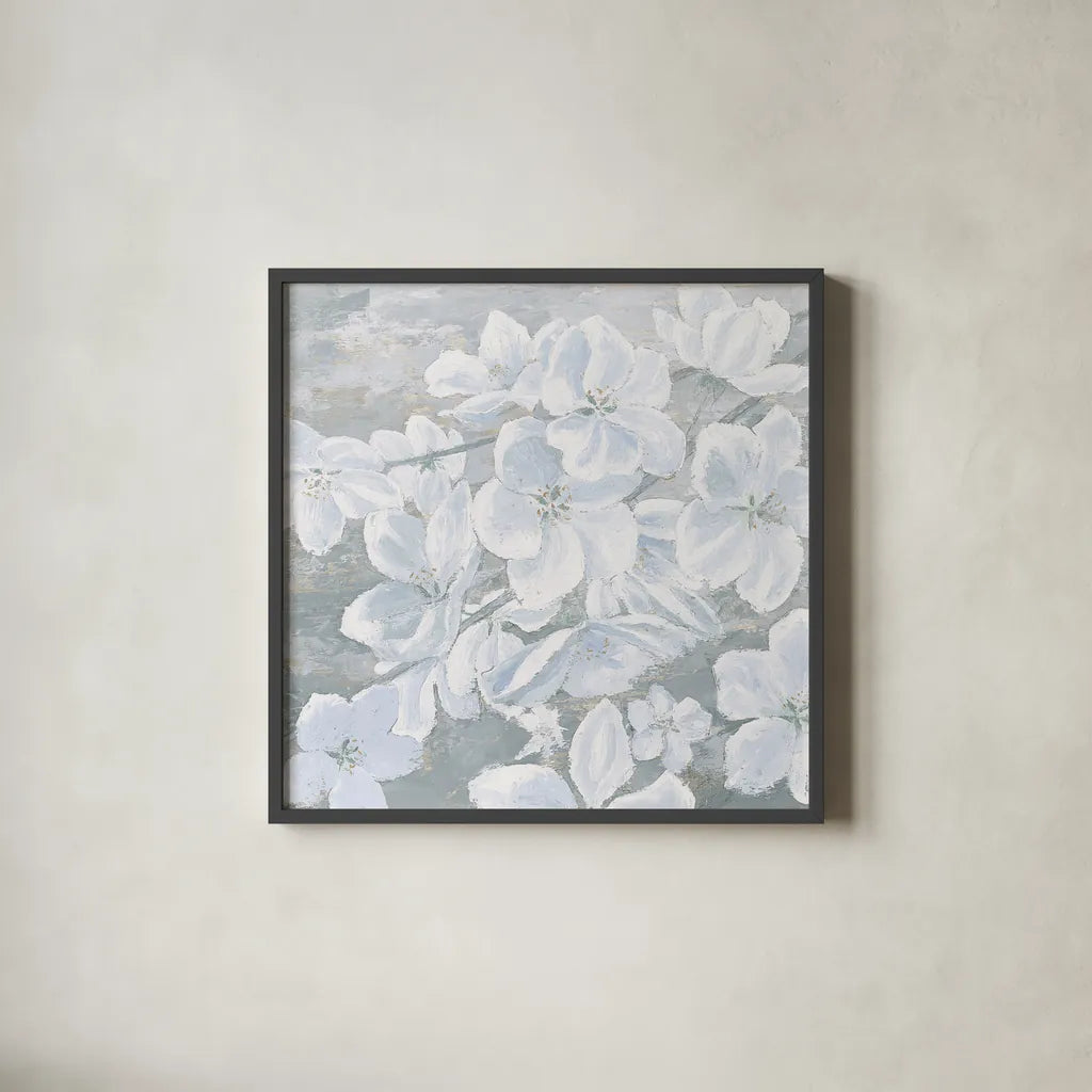 Grand Array I Crop by James Wiens. Shown in a sleek black glass frame for a contemporary gallery look. Available as an archival giclee rolled canvas, fine art paper, or poster print. SKU 32382a.