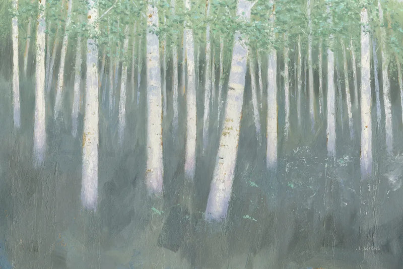 Green Forest Hues II by James Wiens. SKU 75174i. Archival Giclee Fine art print for wall decor.