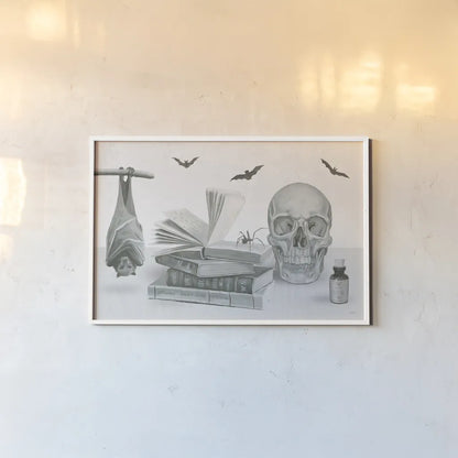 Halloween Treats I by James Wiens. shown as a paper print in a white frame. Available as a archival giclee rolled canvas, fine art paper, or poster print. SKU 78884i.