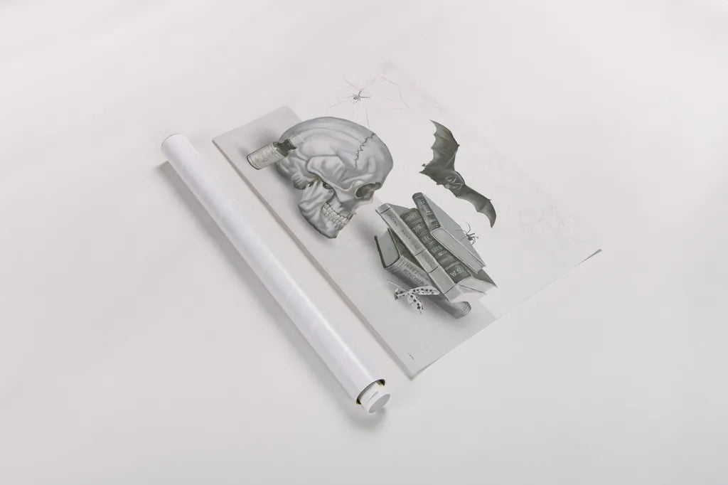 Halloween Treats II by James Wiens. shown as a rolled paper print. Available as archival giclee rolled canvas, fine art paper, or poster print. SKU 78885i.