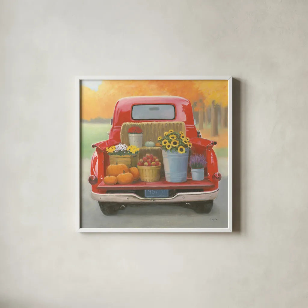 Heartland Harvest Moments I by James Wiens. Shown in a crisp white glass frame for a clean and minimalist style. Available as an archival giclee rolled canvas, fine art paper, or poster print. SKU 41537a.