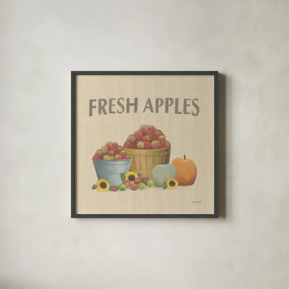 Heartland Harvest Moments III by James Wiens. Shown in a sleek black glass frame for a contemporary gallery look. Available as an archival giclee rolled canvas, fine art paper, or poster print. SKU 41539a.