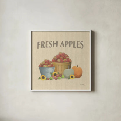 Heartland Harvest Moments III by James Wiens. Shown in a crisp white glass frame for a clean and minimalist style. Available as an archival giclee rolled canvas, fine art paper, or poster print. SKU 41539a.