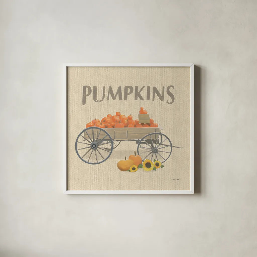 Heartland Harvest Moments IV by James Wiens. Shown in a crisp white glass frame for a clean and minimalist style. Available as an archival giclee rolled canvas, fine art paper, or poster print. SKU 41540a.