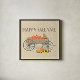 Heartland Harvest Moments IV Happy Fall by James Wiens. Shown in a sleek black glass frame for a contemporary gallery look. Available as an archival giclee rolled canvas, fine art paper, or poster print. SKU 44932a.