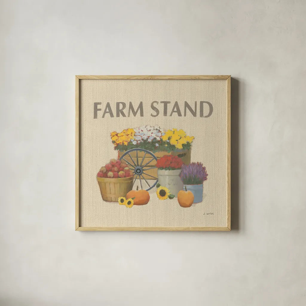 Heartland Harvest Moments VI by James Wiens. Shown in a natural wood glass frame for a timeless modern aesthetic. Available as an archival giclee rolled canvas, fine art paper, or poster print. SKU 41542a.
