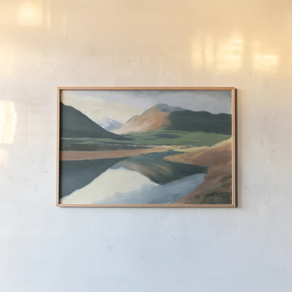 High North Crop by James Wiens. shown as a paper print in a natural frame. Available as a archival giclee rolled canvas, fine art paper, or poster print. SKU 78279i.