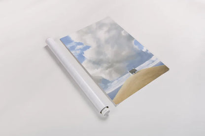 House on the Hill by James Wiens. shown as a rolled paper print. Available as archival giclee rolled canvas, fine art paper, or poster print. SKU 72484h.