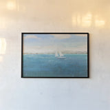 Into the Blue by James Wiens. shown as a paper print in a black flame. Available as a archival giclee rolled canvas, fine art paper, or poster print. SKU 75175i.