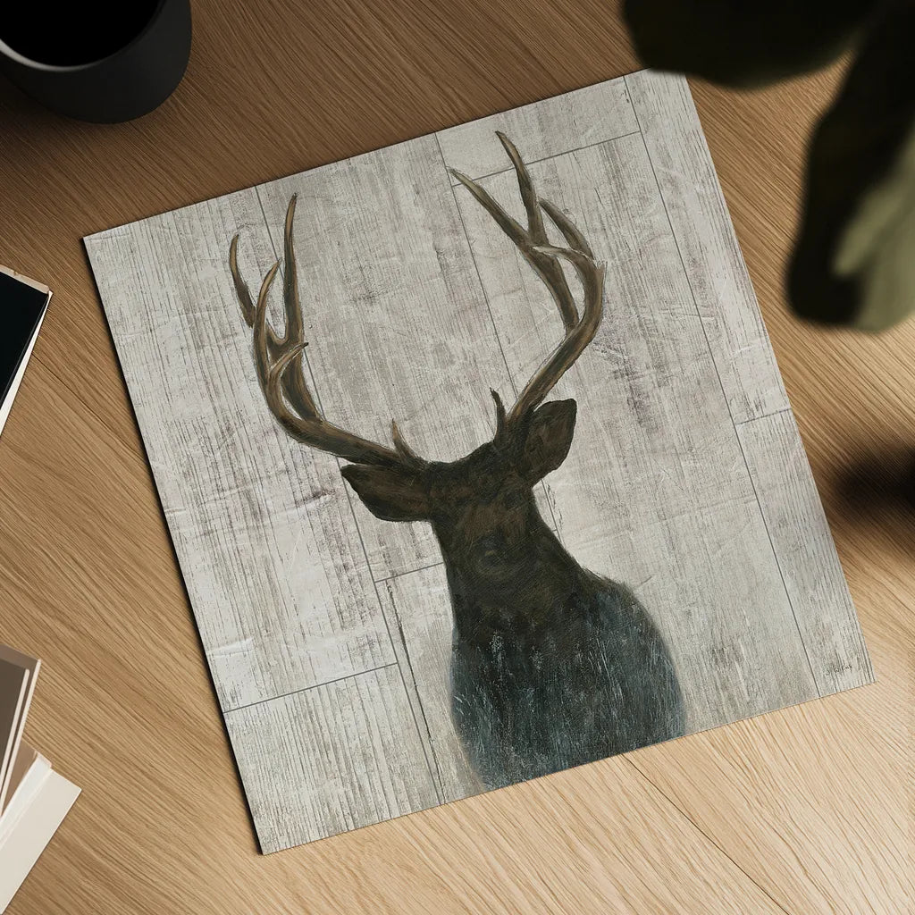 Into the Forest Birch Crop by James Wiens. Shown as a detailed flat fine art print, highlighting archival giclee quality. Available as an archival giclee rolled canvas, fine art paper, or poster print. SKU 22254a.