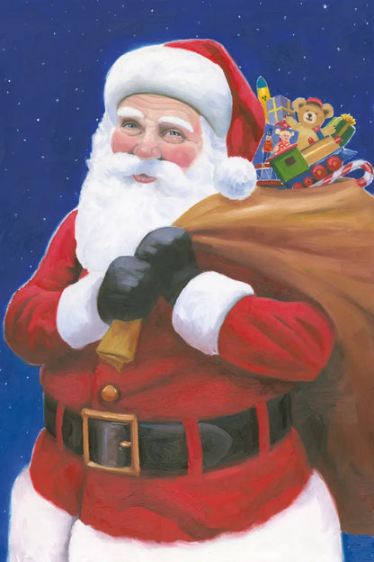 James Santa by James Wiens. SKU 65797h. Archival Giclee Fine art print for wall decor.