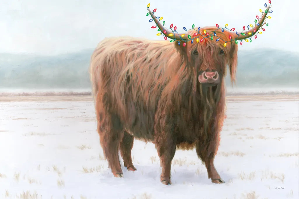 King of the Highland Fields Lights by James Wiens. SKU 56446i. Archival Giclee Fine art print for wall decor.