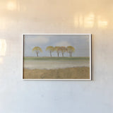 Landscape Horizon by James Wiens. shown as a paper print in a white frame. Available as a archival giclee rolled canvas, fine art paper, or poster print. SKU 21831i.