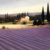 Lavender Fields II Crop by James Wiens. SKU 10739a. Archival Giclee Fine art print for wall decor.