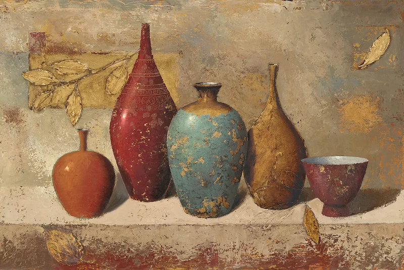 Leaves and Vessels by James Wiens. SKU 10554i. Archival Giclee Fine art print for wall decor.