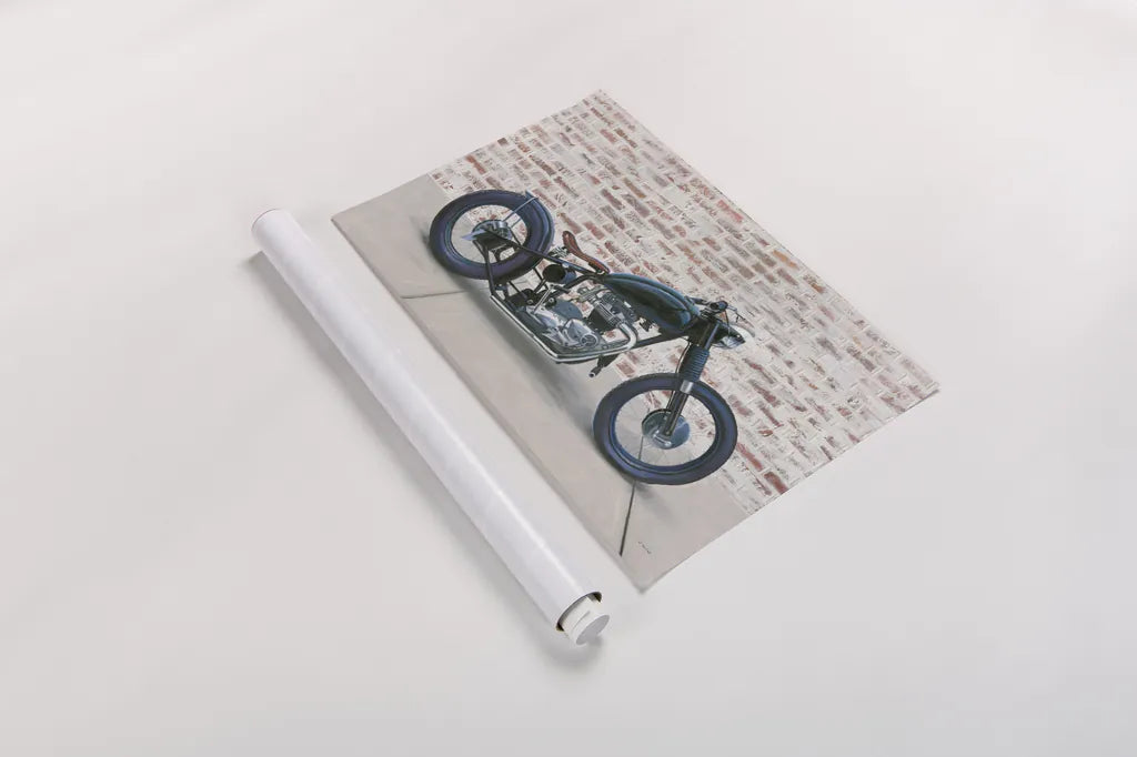 Lets Roll I by James Wiens. shown as a rolled paper print. Available as archival giclee rolled canvas, fine art paper, or poster print. SKU 53211i.