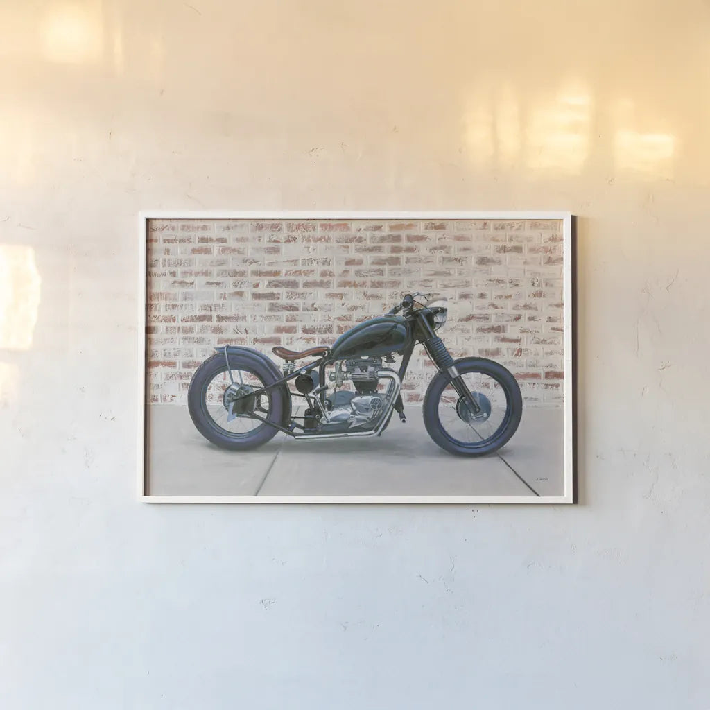 Lets Roll I by James Wiens. shown as a paper print in a white frame. Available as a archival giclee rolled canvas, fine art paper, or poster print. SKU 53211i.