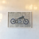 Lets Roll I Gray by James Wiens. shown as a paper print in a white frame. Available as a archival giclee rolled canvas, fine art paper, or poster print. SKU 53383i.