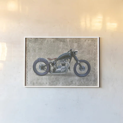 Lets Roll I Gray by James Wiens. shown as a paper print in a white frame. Available as a archival giclee rolled canvas, fine art paper, or poster print. SKU 53383i.