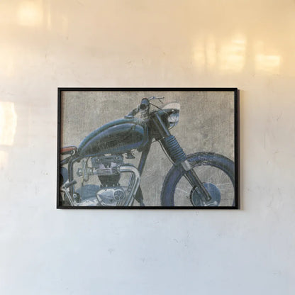 Lets Roll I Grunge Crop by James Wiens. shown as a paper print in a black flame. Available as a archival giclee rolled canvas, fine art paper, or poster print. SKU 54952i.