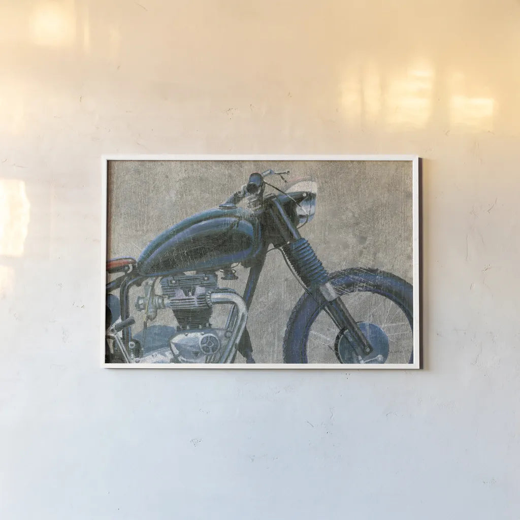 Lets Roll I Grunge Crop by James Wiens. shown as a paper print in a white frame. Available as a archival giclee rolled canvas, fine art paper, or poster print. SKU 54952i.