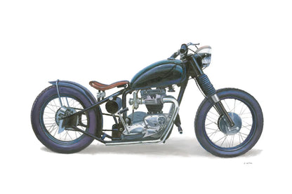 Lets Roll I White by James Wiens. SKU 53217i. Archival Giclee Fine art print for wall decor.