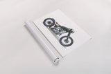 Lets Roll I White by James Wiens. shown as a rolled paper print. Available as archival giclee rolled canvas, fine art paper, or poster print. SKU 53217i.