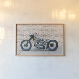 Lets Roll II by James Wiens. shown as a paper print in a natural frame. Available as a archival giclee rolled canvas, fine art paper, or poster print. SKU 53212i.