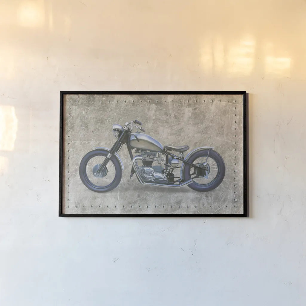 Lets Roll II Gray by James Wiens. shown as a paper print in a black flame. Available as a archival giclee rolled canvas, fine art paper, or poster print. SKU 53384i.