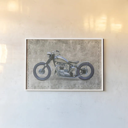Lets Roll II Gray by James Wiens. shown as a paper print in a white frame. Available as a archival giclee rolled canvas, fine art paper, or poster print. SKU 53384i.