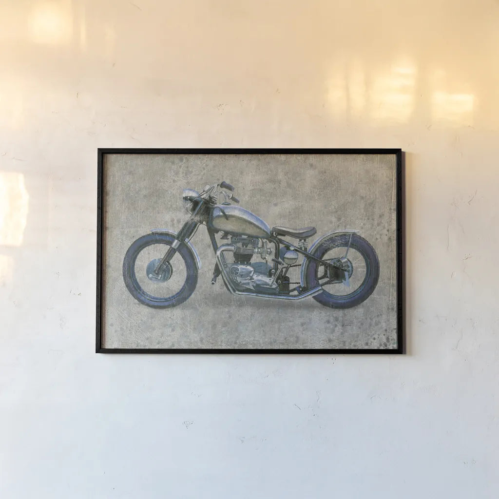 Lets Roll II Grunge by James Wiens. shown as a paper print in a black flame. Available as a archival giclee rolled canvas, fine art paper, or poster print. SKU 54951i.