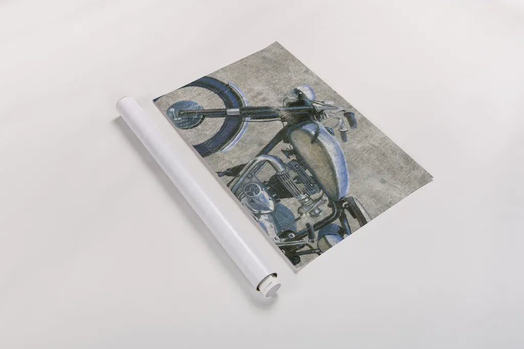 Lets Roll II Grunge Crop by James Wiens. shown as a rolled paper print. Available as archival giclee rolled canvas, fine art paper, or poster print. SKU 54953i.