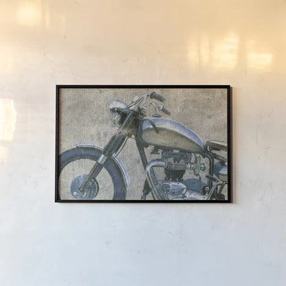 Lets Roll II Grunge Crop by James Wiens. shown as a paper print in a black flame. Available as a archival giclee rolled canvas, fine art paper, or poster print. SKU 54953i.
