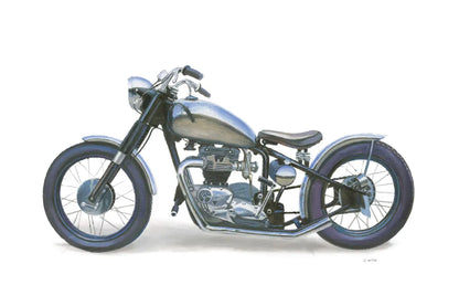 Lets Roll II White by James Wiens. SKU 53218i. Archival Giclee Fine art print for wall decor.