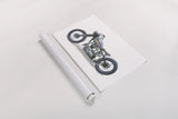 Lets Roll II White by James Wiens. shown as a rolled paper print. Available as archival giclee rolled canvas, fine art paper, or poster print. SKU 53218i.
