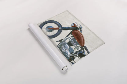 Lets Roll III Grunge Crop by James Wiens. shown as a rolled paper print. Available as archival giclee rolled canvas, fine art paper, or poster print. SKU 63526i.